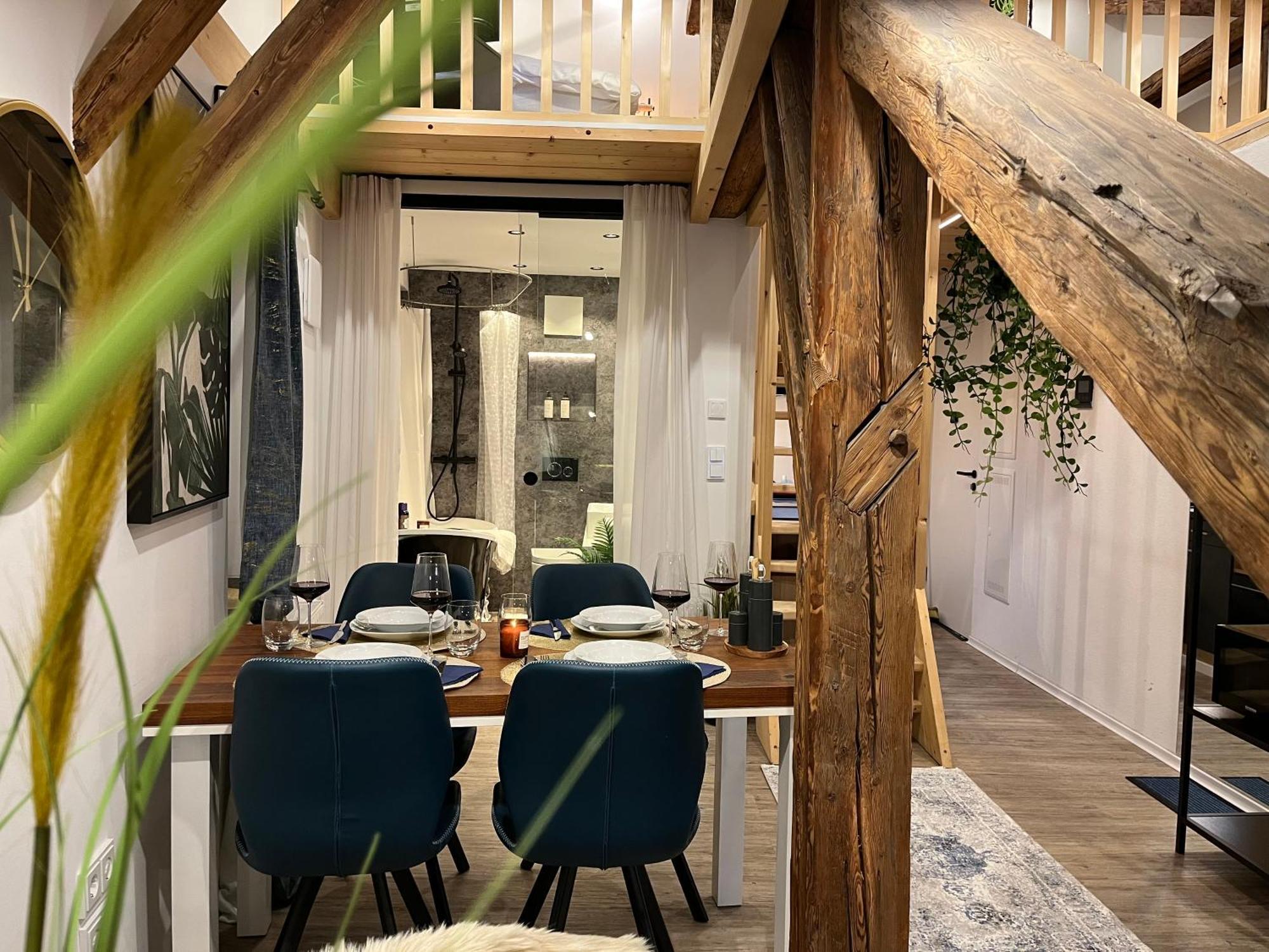 Beyond Staying Loft Appartment 23 Frei Stehende Badewanne Passau Exterior foto